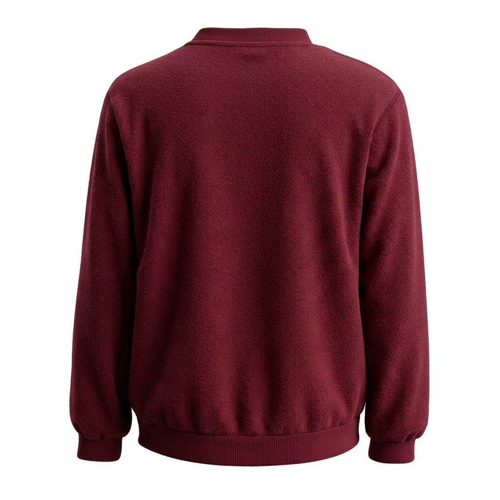 Sweat-shirt oversize Real. bordeaux Femme