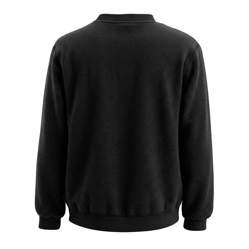 Sweat-shirt oversize Real. noir Femme