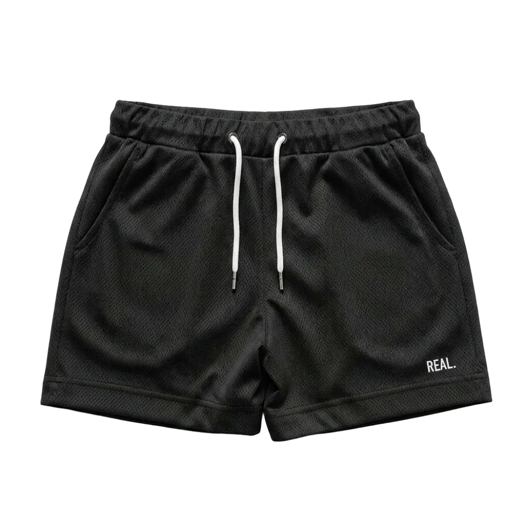 Gym short Real. noir Femme