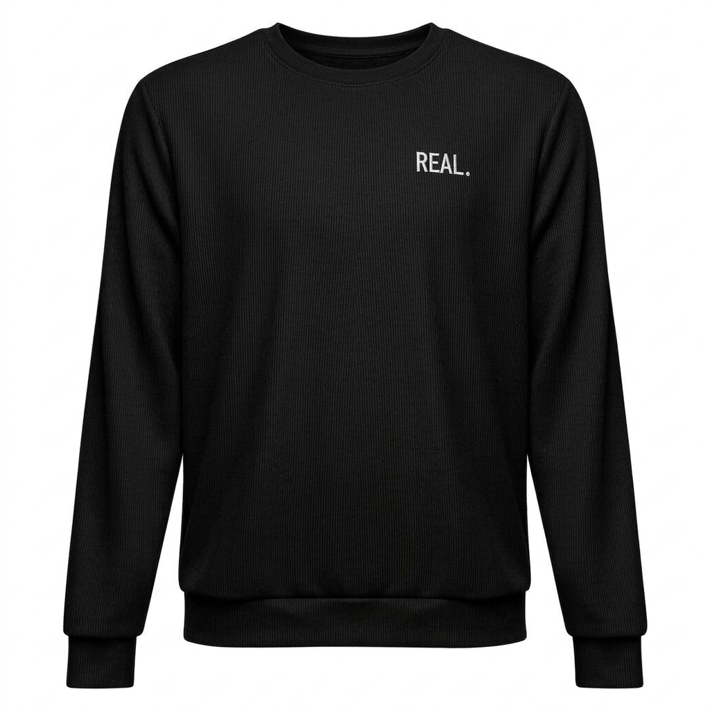 Sweat-shirts oversize Real. noir